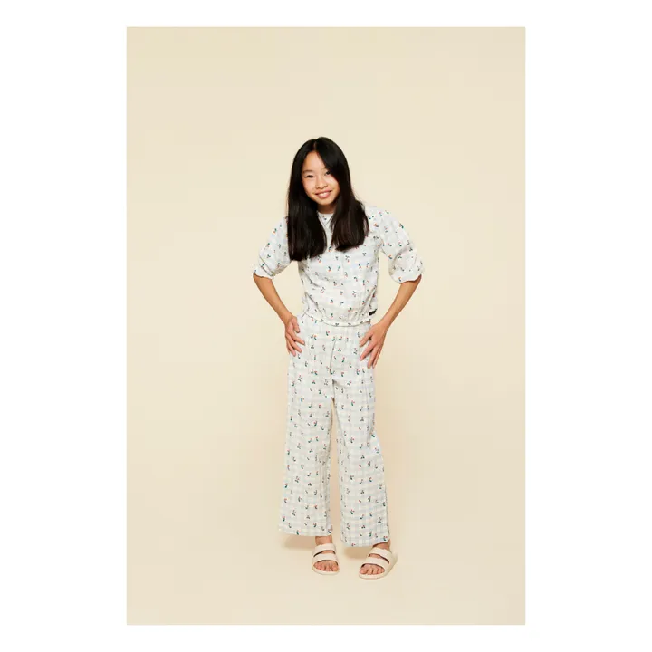 A Monday in Copenhagen Pantalon Fia Cerise | Ecru
