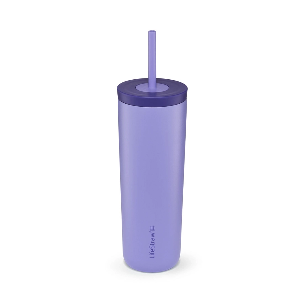 LifeStraw Tumbler Edelstahl-Wasserfilterbecher Thistle Purple