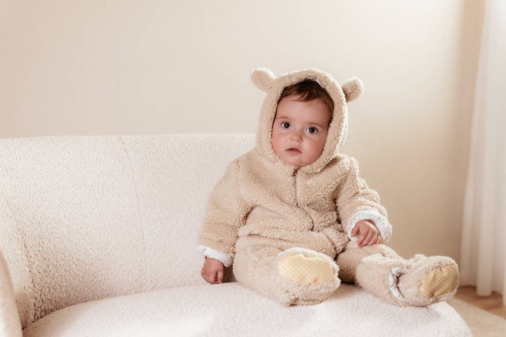 Little Dutch teddy slofjes Sand