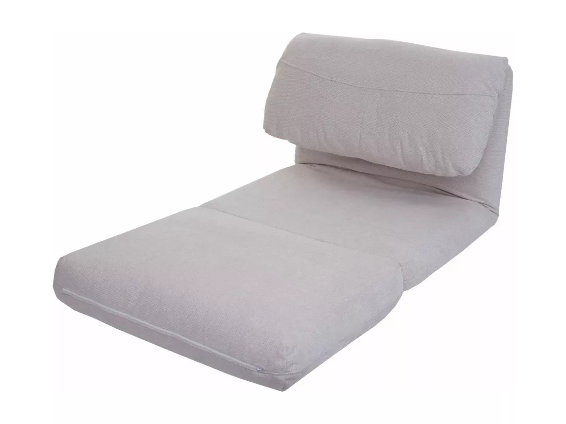 Fauteuil-lit MCW-E68, beige