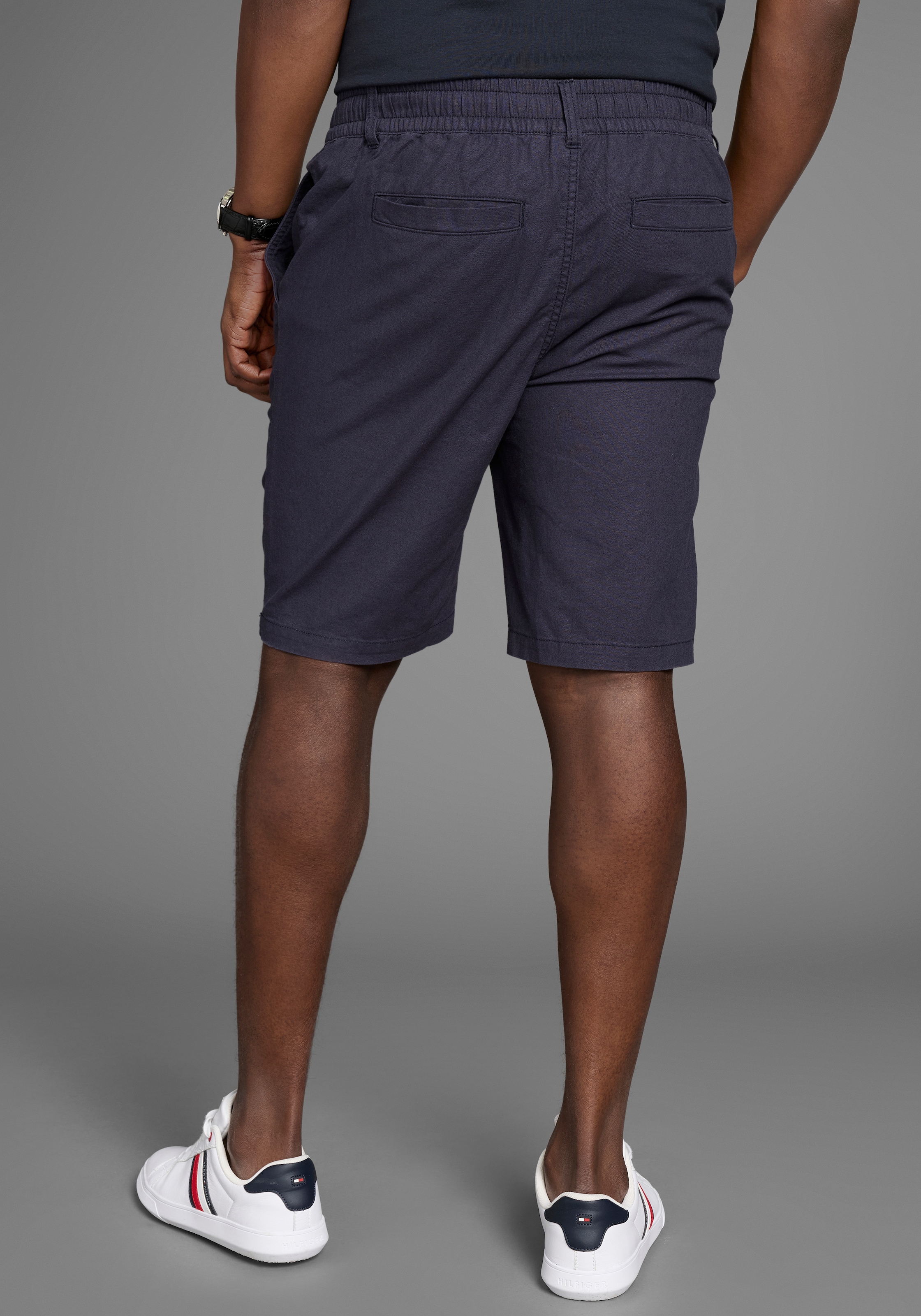 DELMAO Bermudas »aus Leinen«  Lässige Bermudas