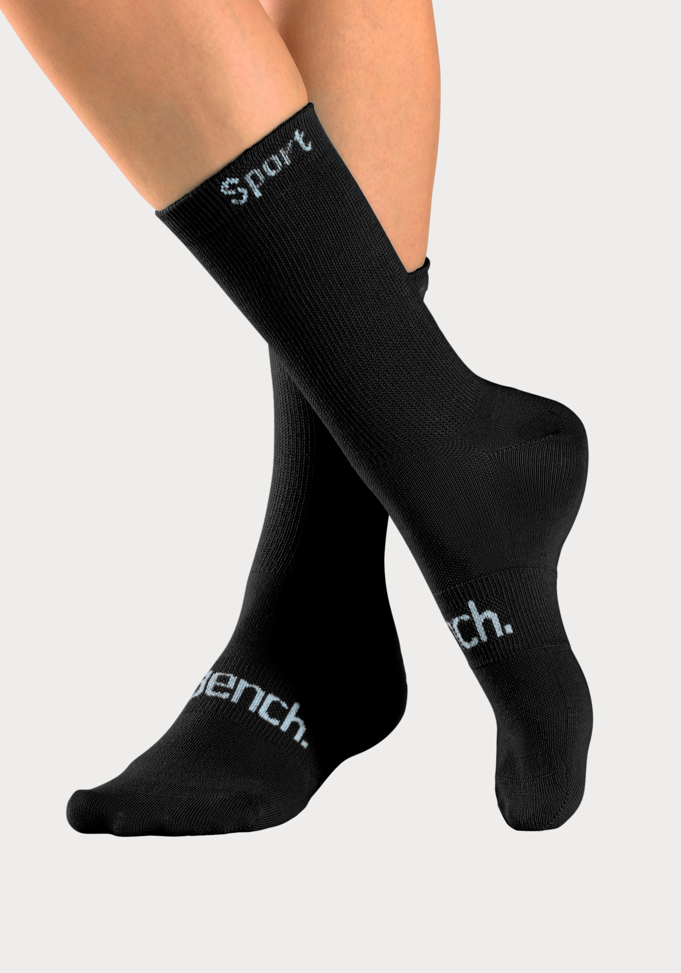 Bench. Sportsocken Packung, 6 Stk. tlg. mit antibakterieller Feuchtigkeitsregulierung