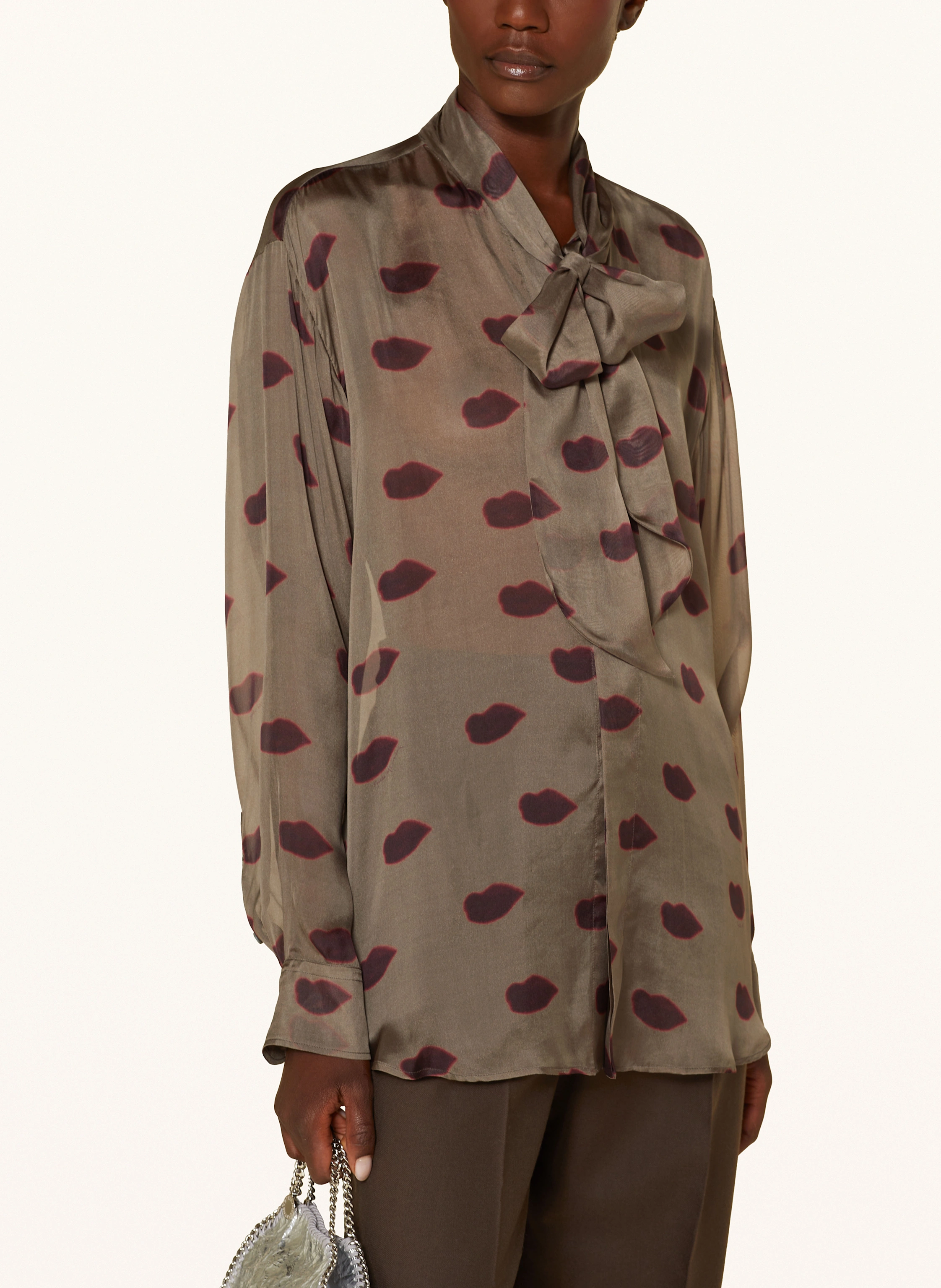 STELLA McCARTNEY Schluppenbluse aus Seide