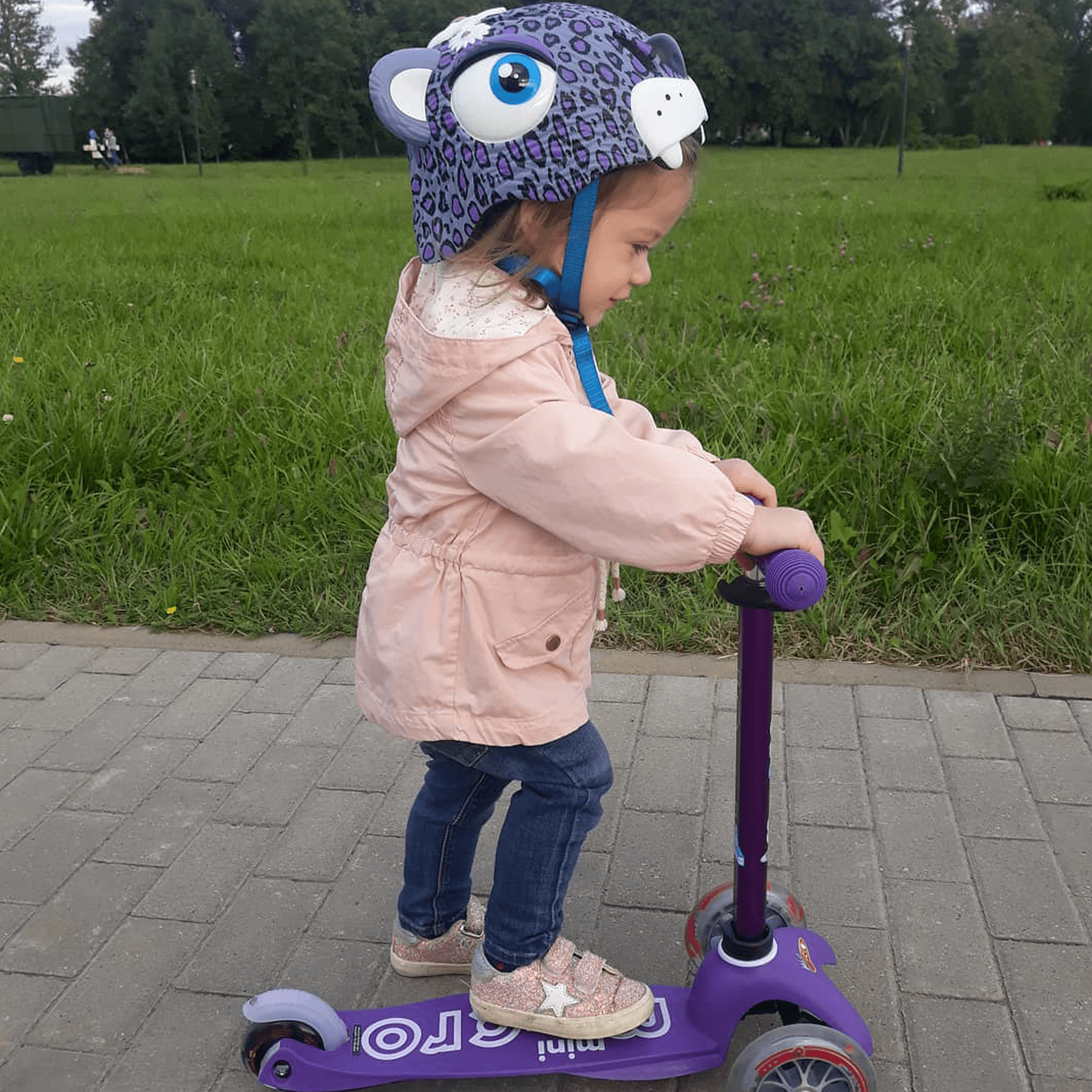 CrazySafety Leopard Bicycle Helmet - Sykkelhjelmer