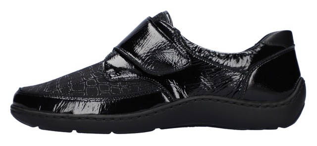 Waldläufer Klettschuh »HENNI-Soft«  , Bequemschuh, Komfortschuh in Lack-Optik, Weite H = sehr weit