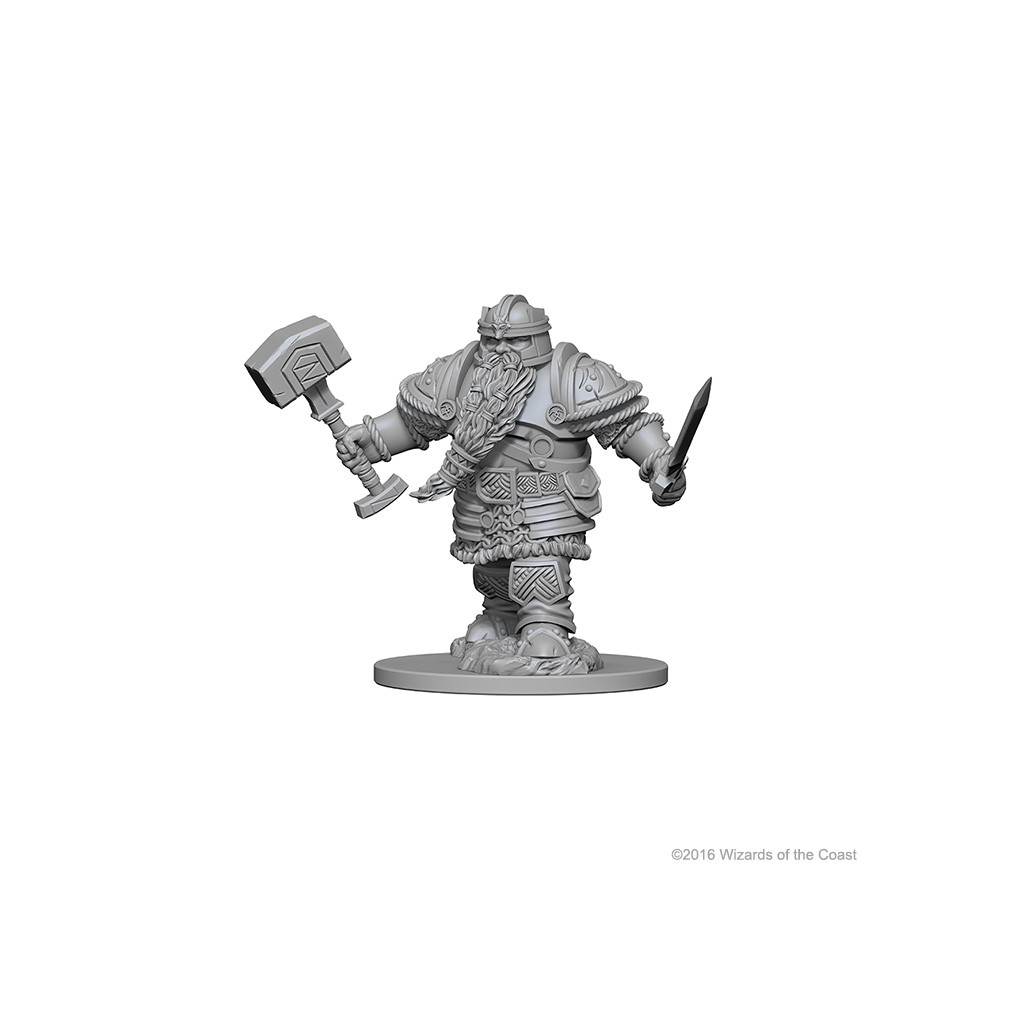 D&D Nolzur's Marvelous Unpainted Miniatures: Dwarf Male Fighter