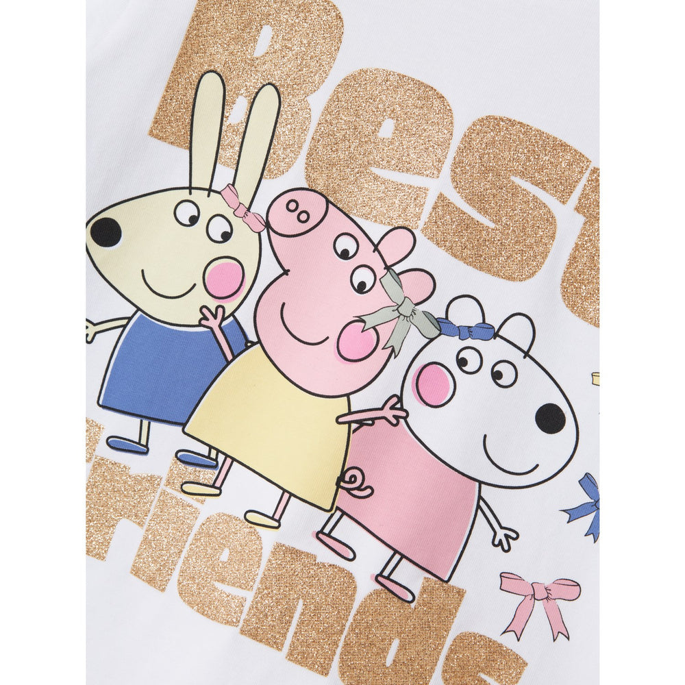 Køb Name It Bright White Amanda Peppa Pig T-Shirt