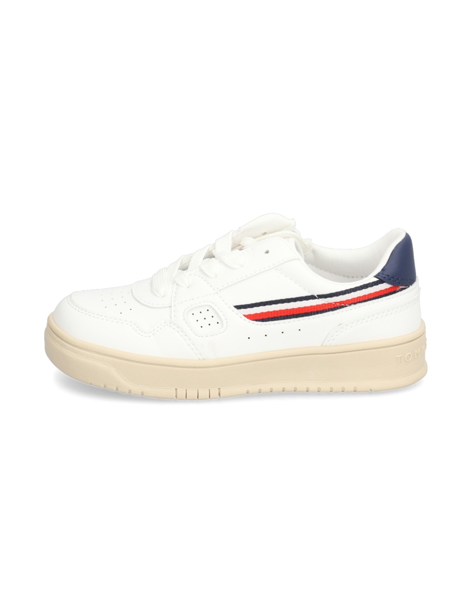 STRIPES LOW CUT LACE-UP SNEAKER