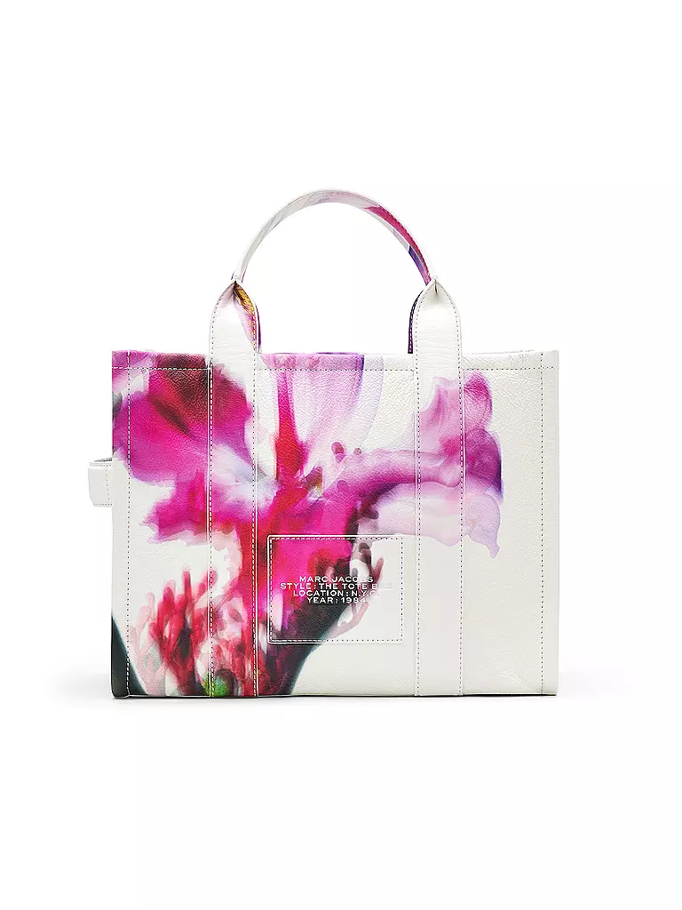 MARC JACOBS Ledertasche - Tote Bag THE MEDIUM TOTE weiss