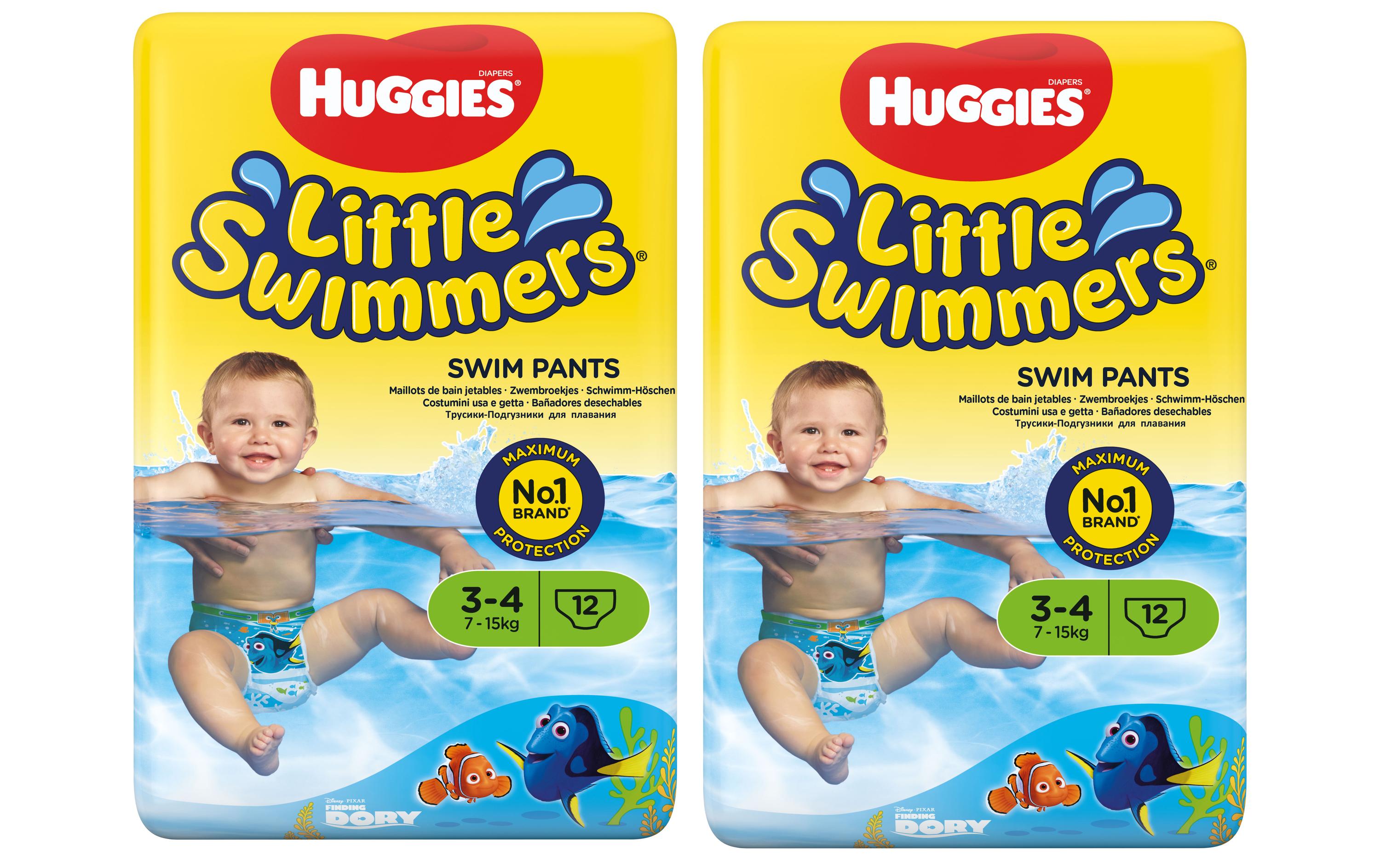 Schwimmwindel Little Swimmers Gr. 3-4, 2x 12 Stk.Windeln Grösse 3-4, 2x 12 Stück