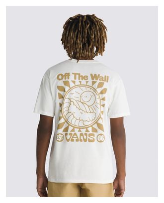 T-Shirt Vans Sun And Surf Blanc / Jaune