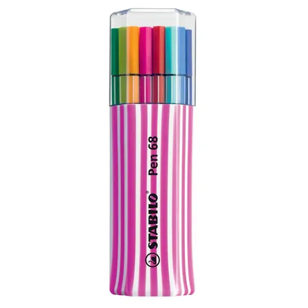 Premium-Filzstift - STABILO Pen 68 - 15er Single-Pack - mit 15 verschiedenen Farben