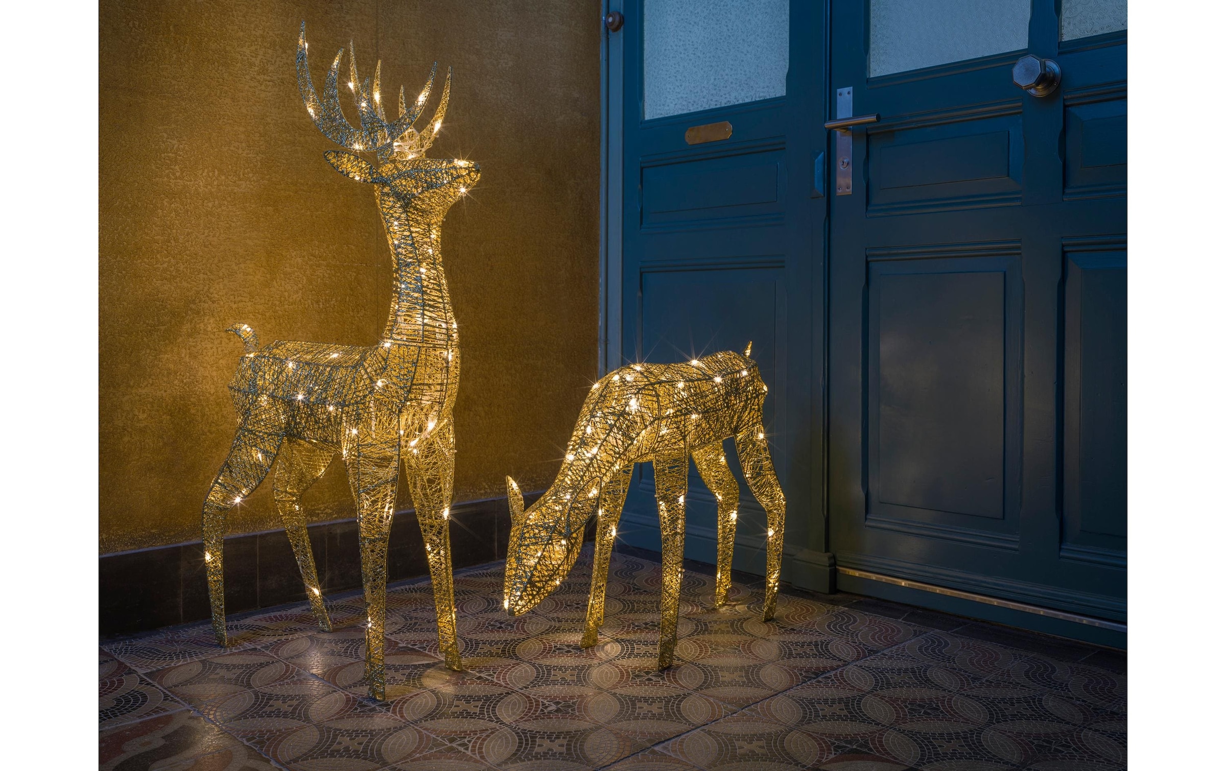 STT LED Dekofigur »Freya Reindeer« Warmweiss