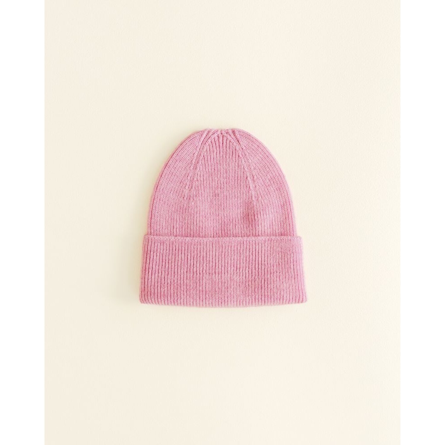 Hvid | Beanie Fonzie newborn | Cotton Candy