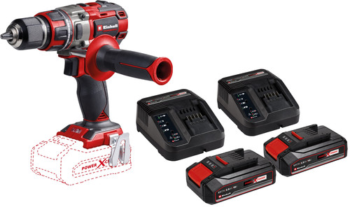 Einhell TP-CD 18/80 Li BL Solo 2,5 Ah Accu (2x) Starterspakket