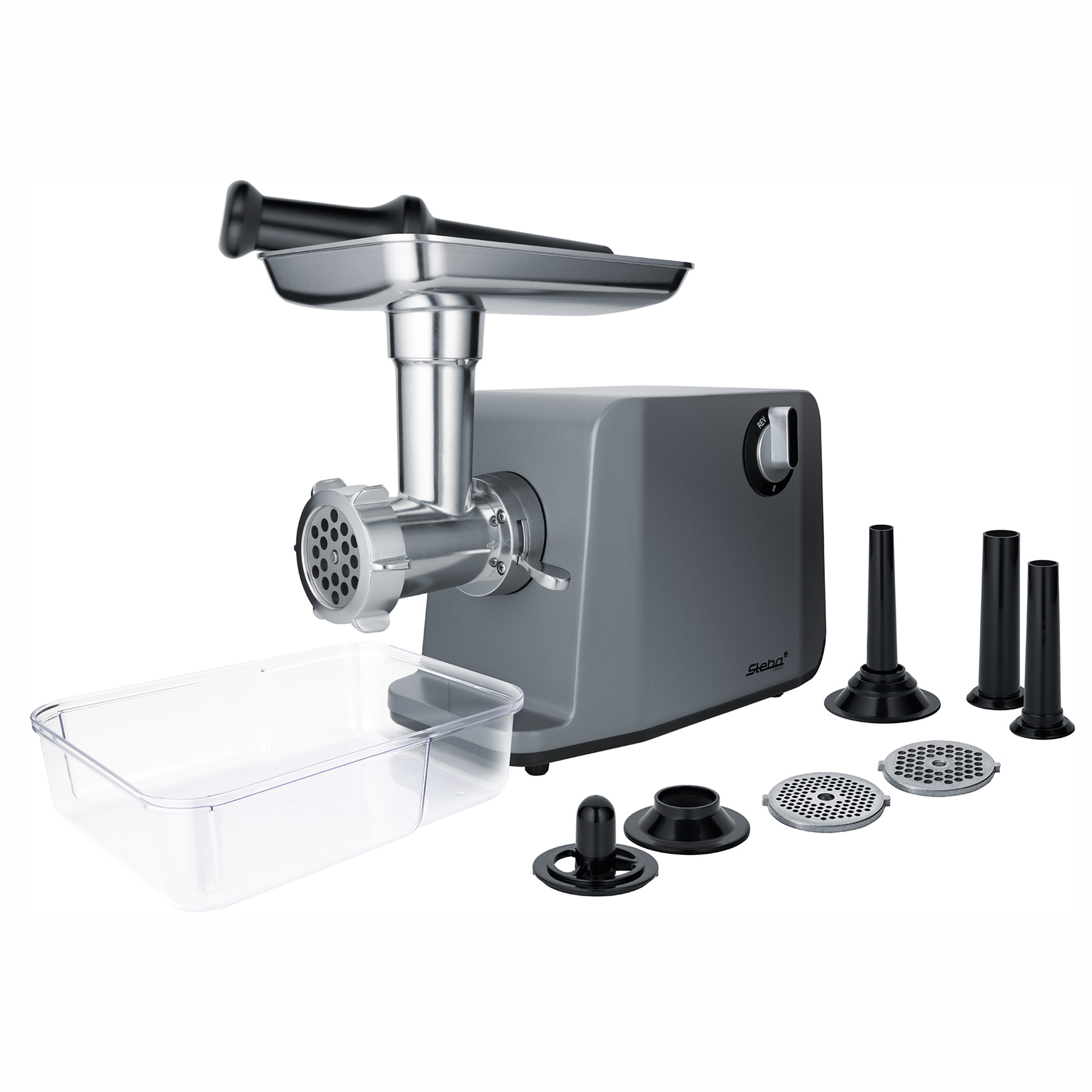 STEBA Fleischwolf - Edelstahl - 1200 Watt - 2 Leistungsstufen