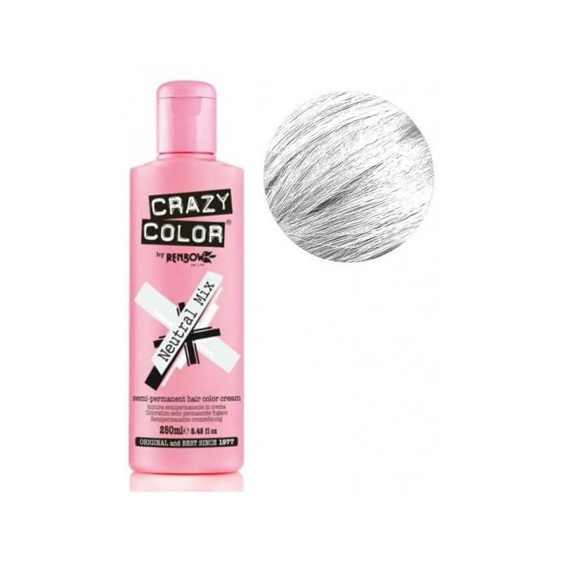 Coloration semi-permanente Neutral mix CRAZY COLOR 250ML