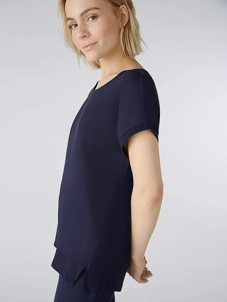 OUÍ Blusenshirt dunkelblau