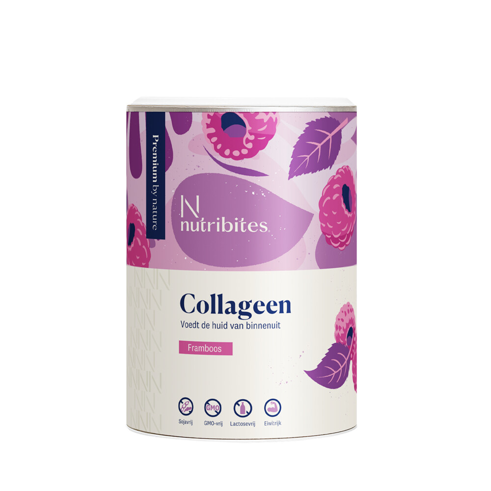 Nutribites Collageen Framboos Poeder360 gr