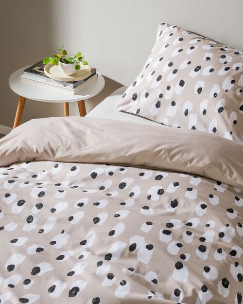 housse de couette en coton doux 140x200/220 tacheté