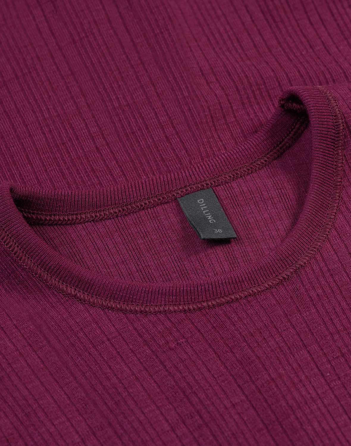 Shirt van merinowol voor dames in Bruinmelange