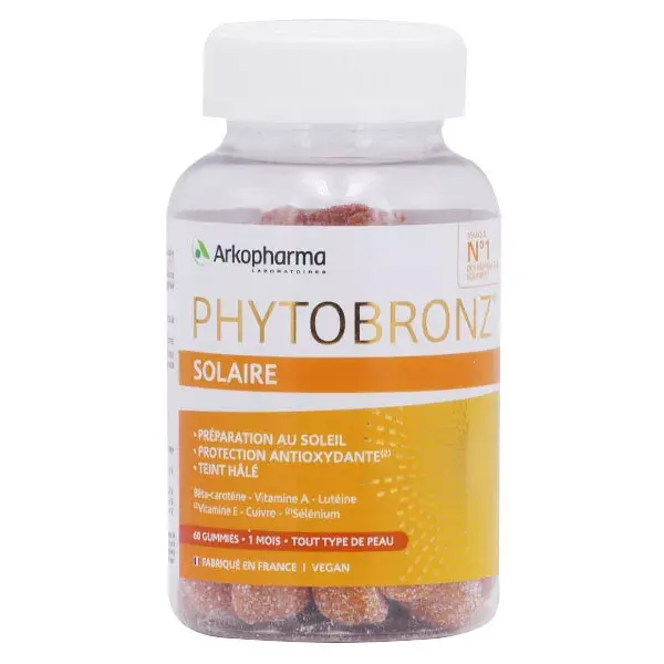 Arkopharma Phytobronz Sun Preparation Gummies 60 gomas