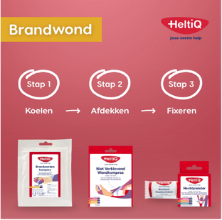 HeltiQ Brandwonden Pakket 4 stuks