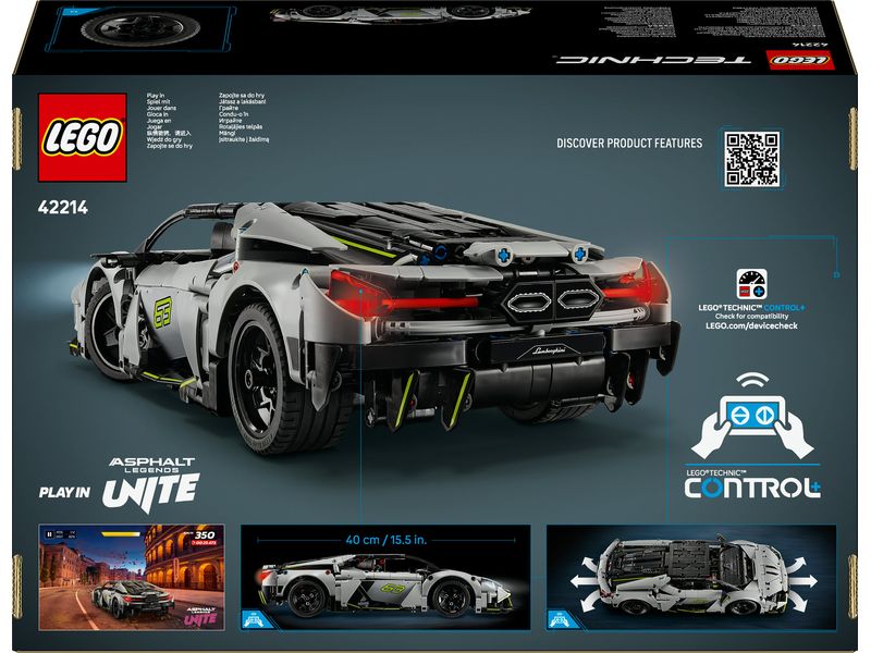 LEGO® Technic Lamborghini Revuelto Supersportwagen 42214 Faszinierendes Bauerlebnis