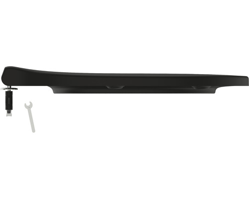 Ideal Standard Connect Air wandclosetset, randloos, matzwart met toiletzitting K8768V3