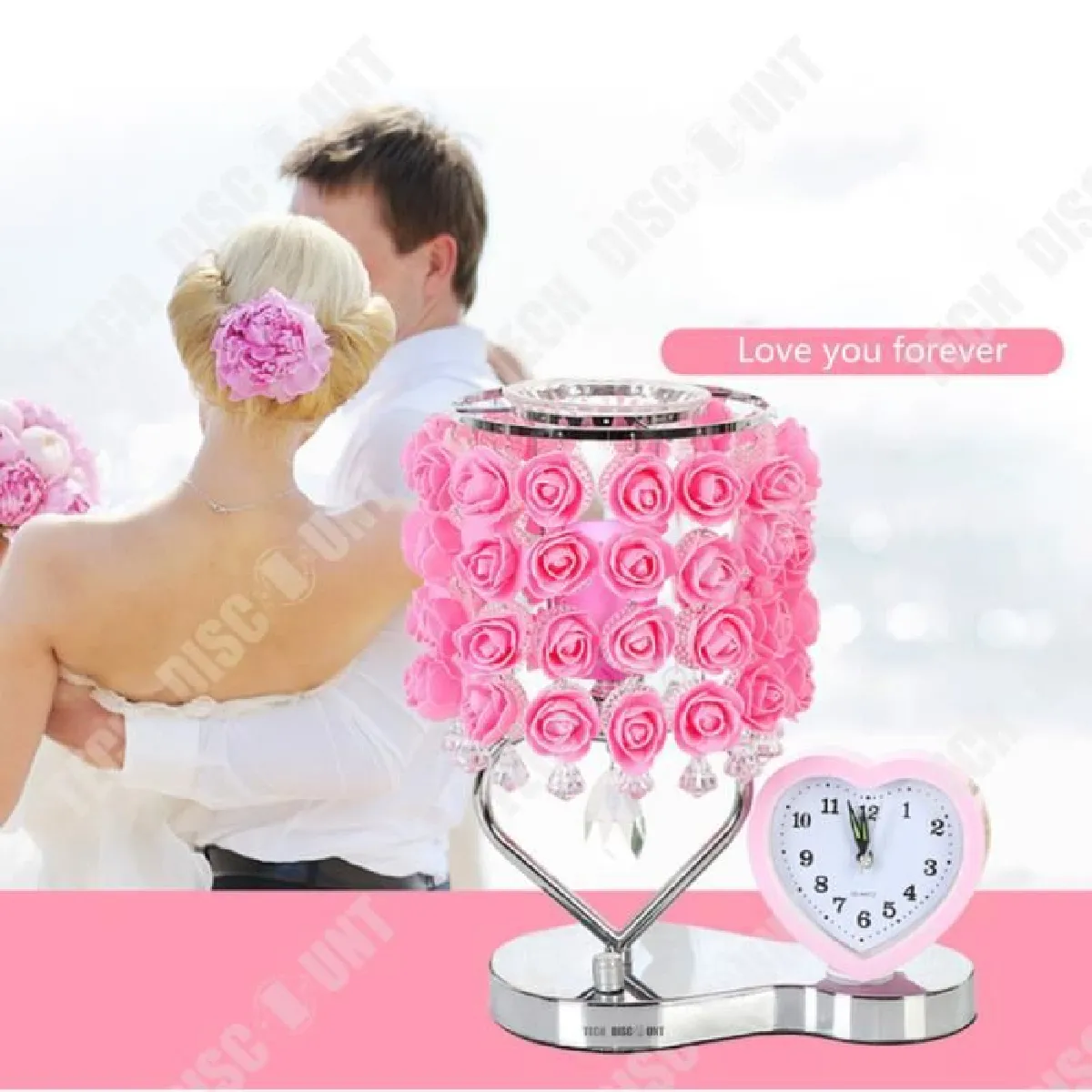 Tech Discount Réveil Parfum Roses