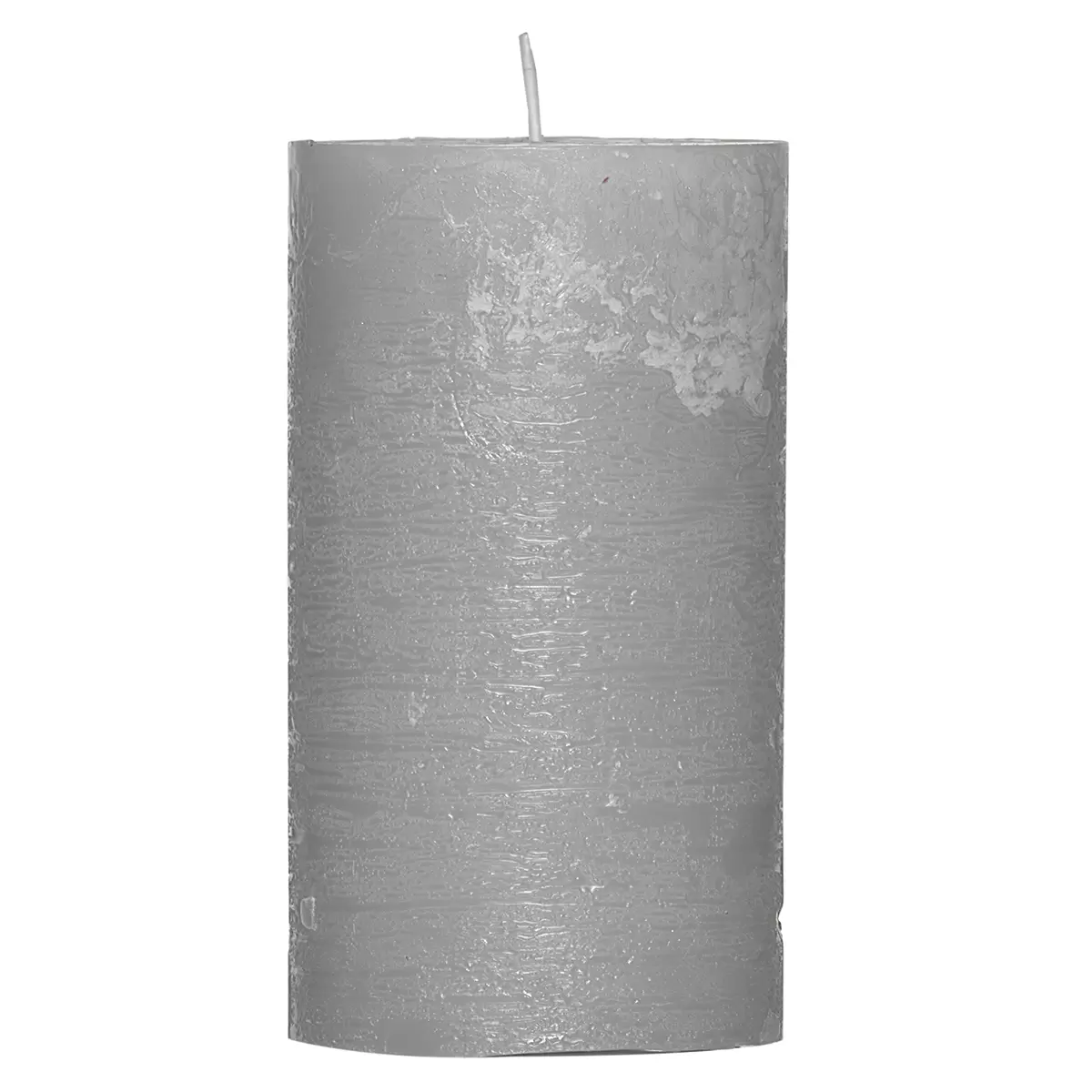 Kerze 120mm Grau