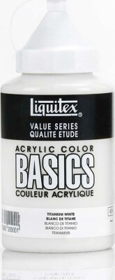 Liquitex - Basics Akrylmaling - Titanium White 400 ML