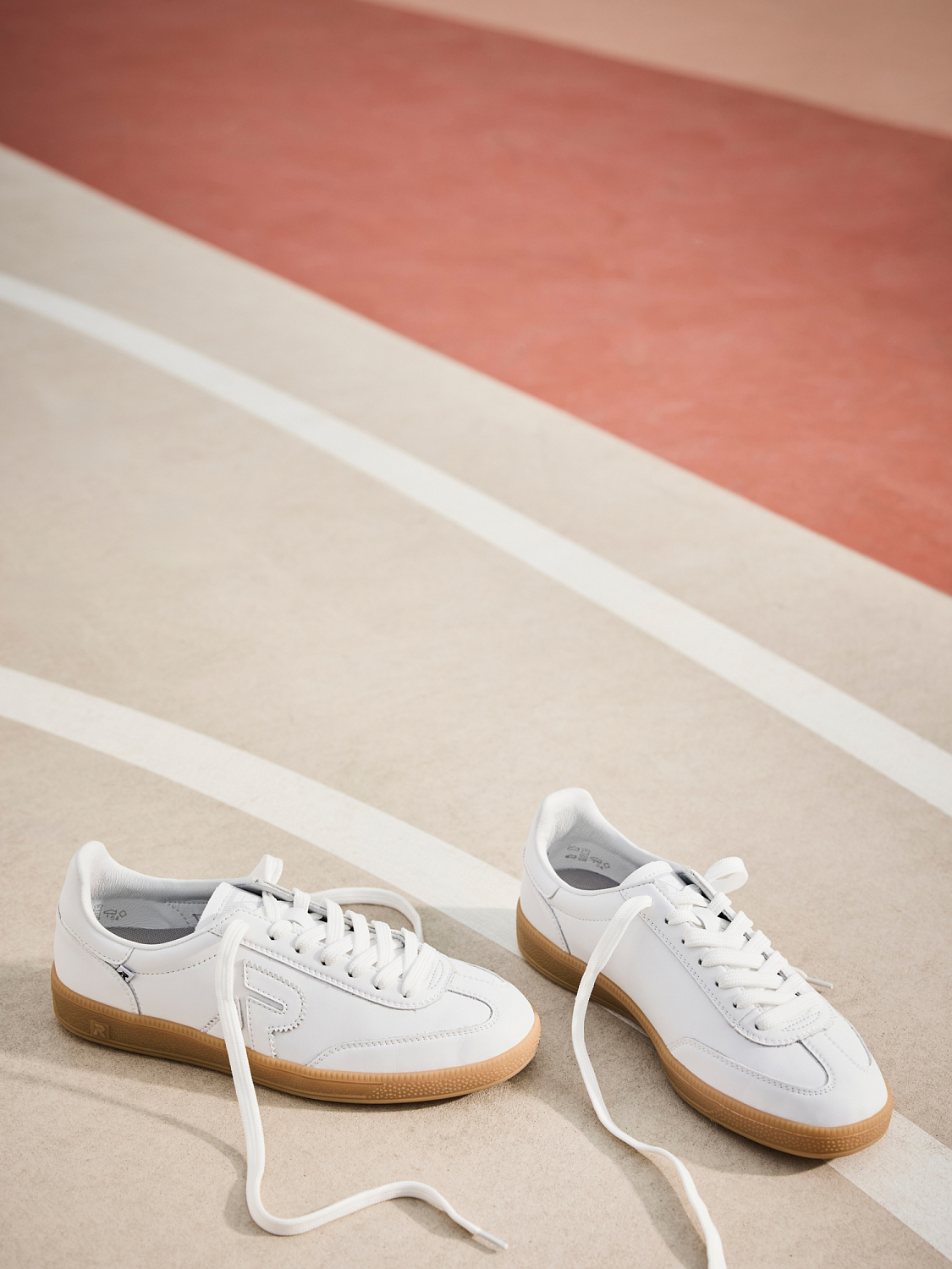 Rieker San Diego Leather Sneaker Women White