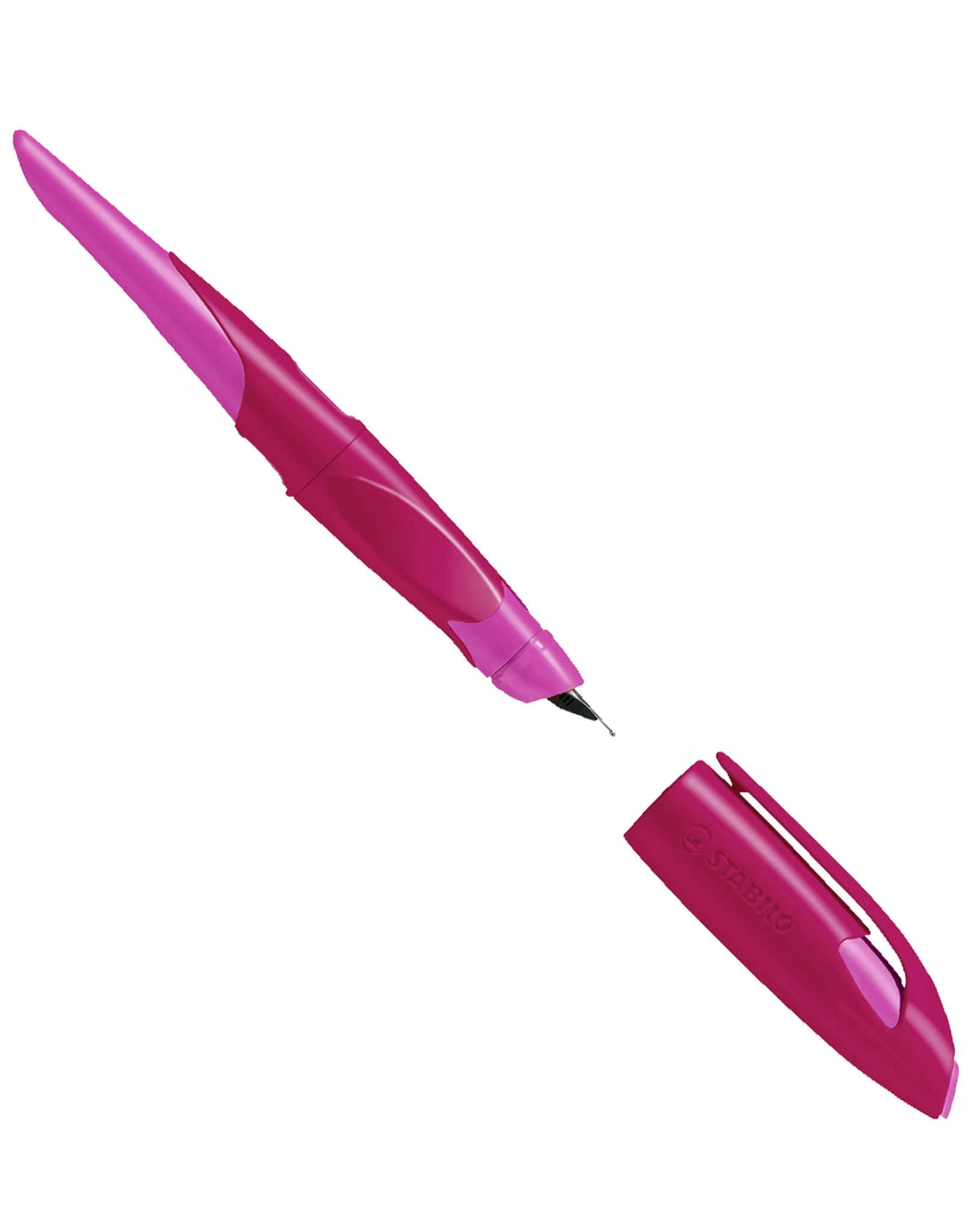 Schulfüller STABILO® EASYbirdy Feder A für Linkshänder in beere/pink