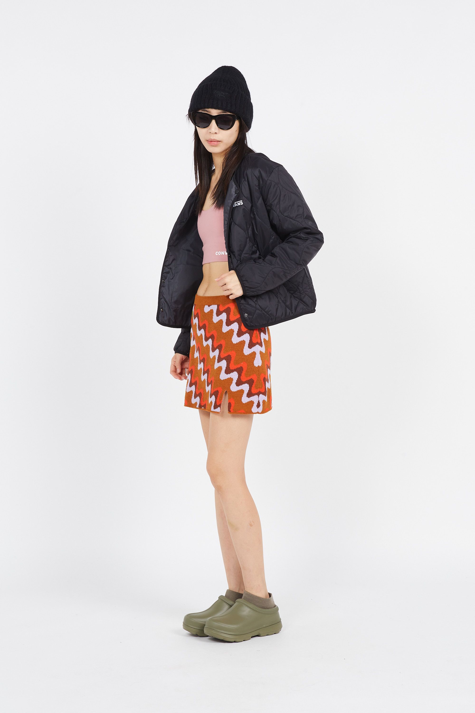 VANS Veste FORCES OS SHORT REV LIN DUSK BLACK Noir