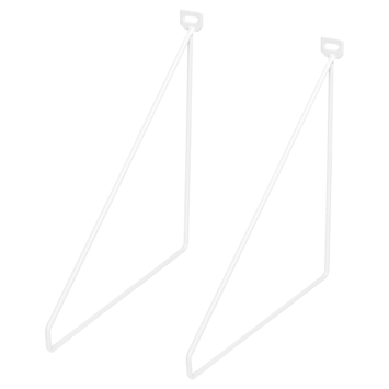 Duraline plankdrager dun wit 24x26,5 cm 2 stuks