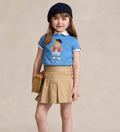 Polo Ralph Lauren T-Shirt - New England Blue m. Kuscheltier