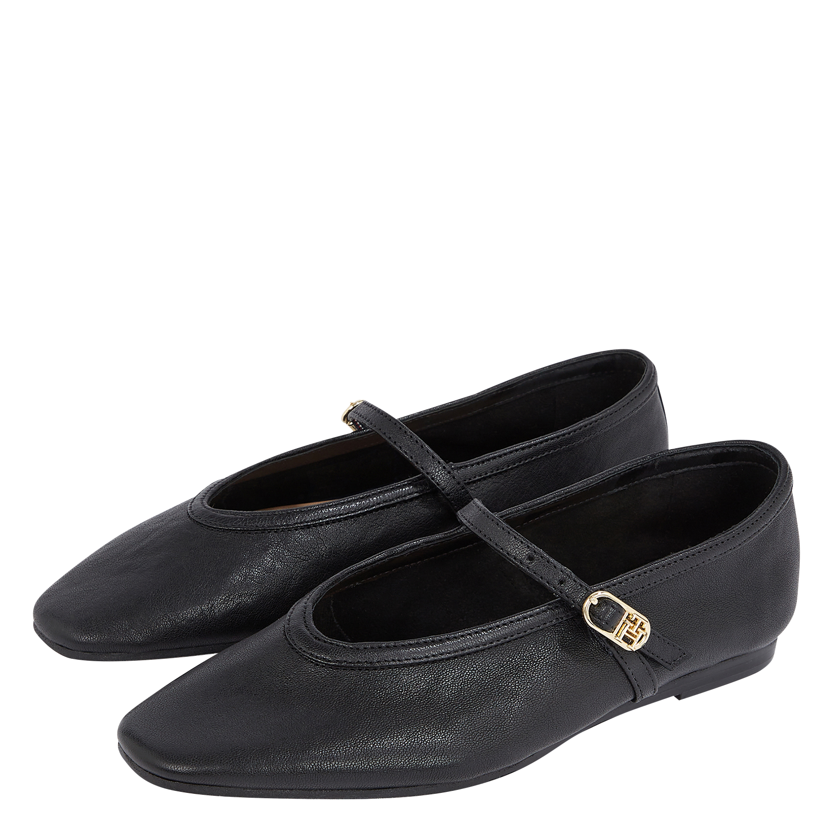 Ballerines en cuir | Noir