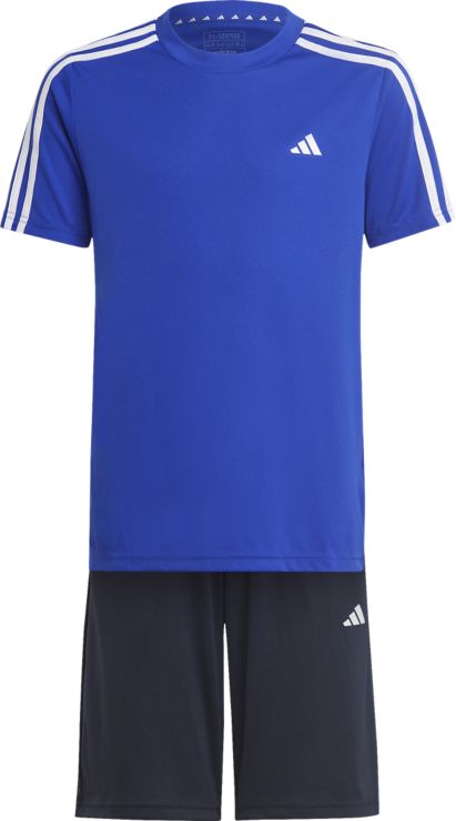 AdidasTrain Essentials 3-Stripes Training Set - blau