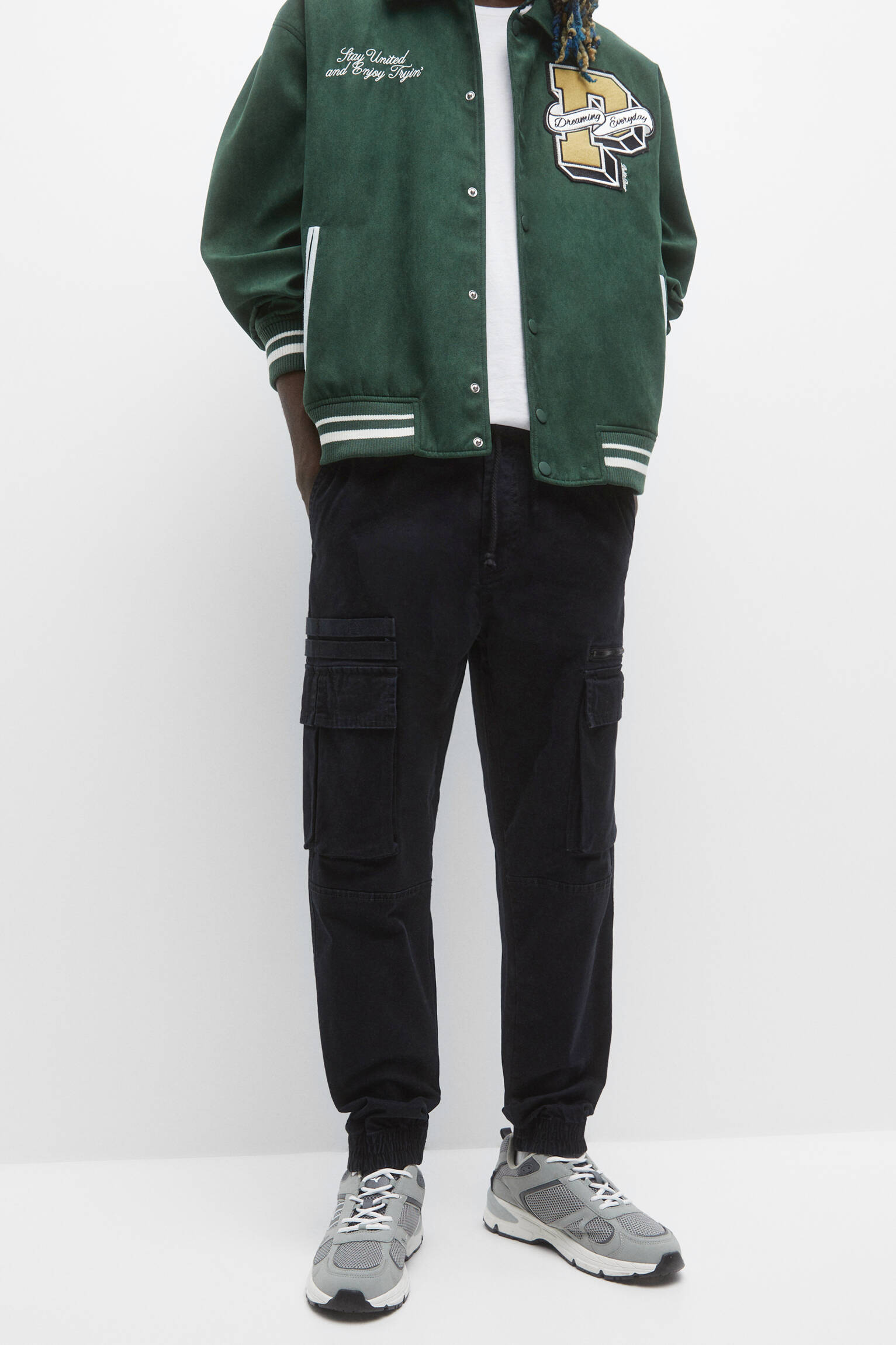 Calça cargo jogger - preta