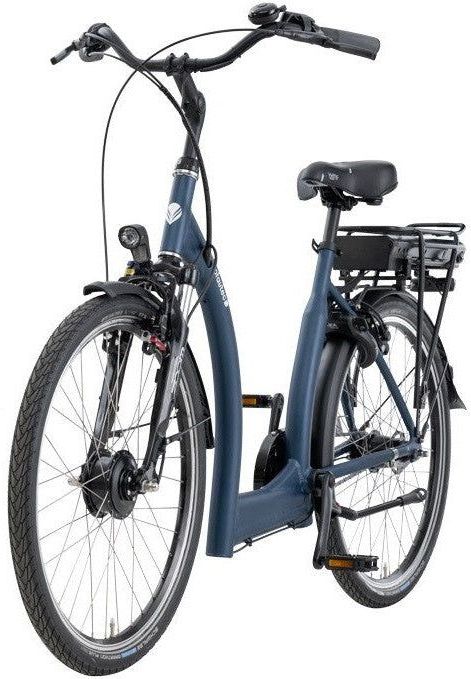 Pfautec - Fena FM - Elektrische Fiets - Blauw - 504Wh Accu - Extra Lage Instap 29cm - Voorwielmotor