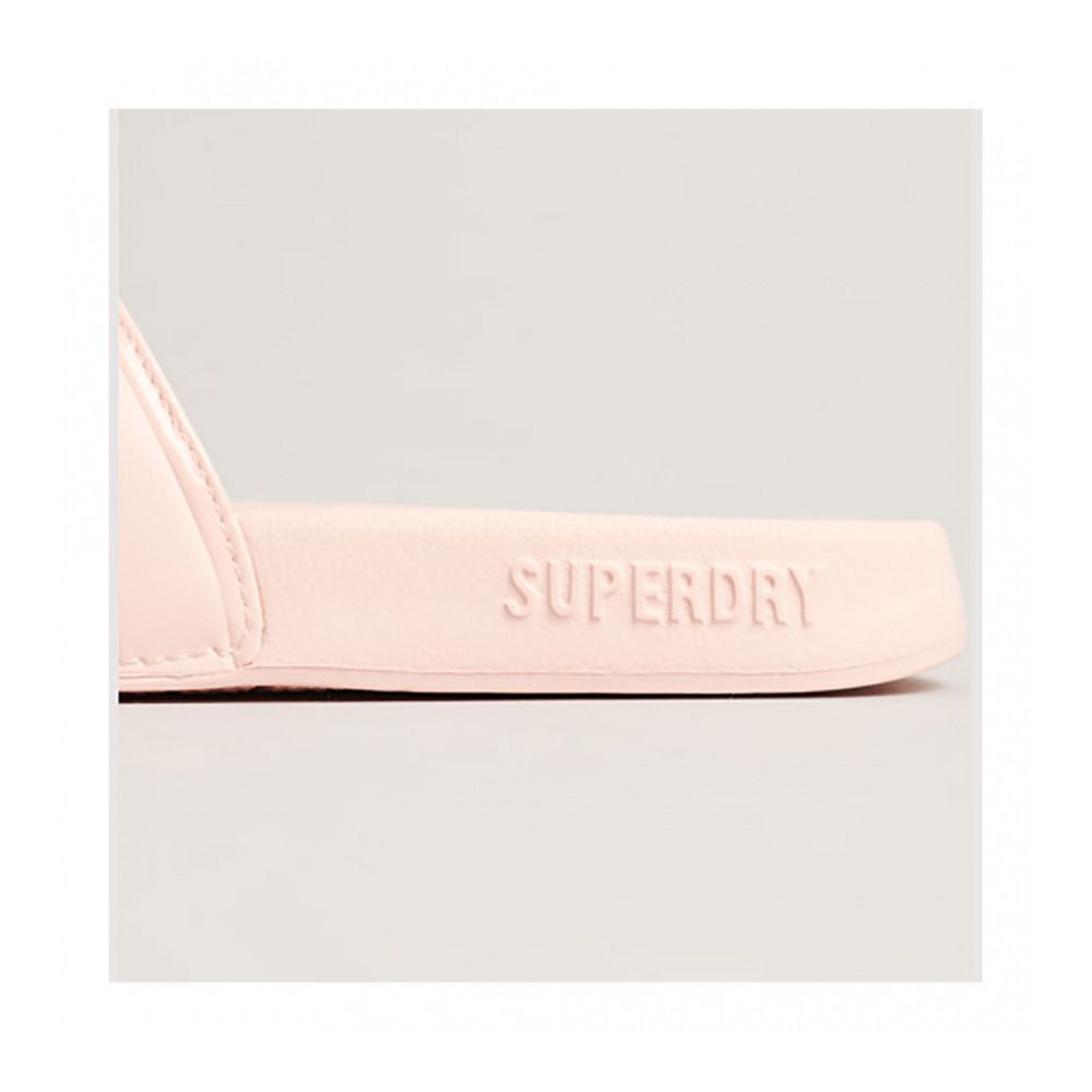 Superdry CODE CORE POOL SLIDE - Sandales Femme pink pesca
