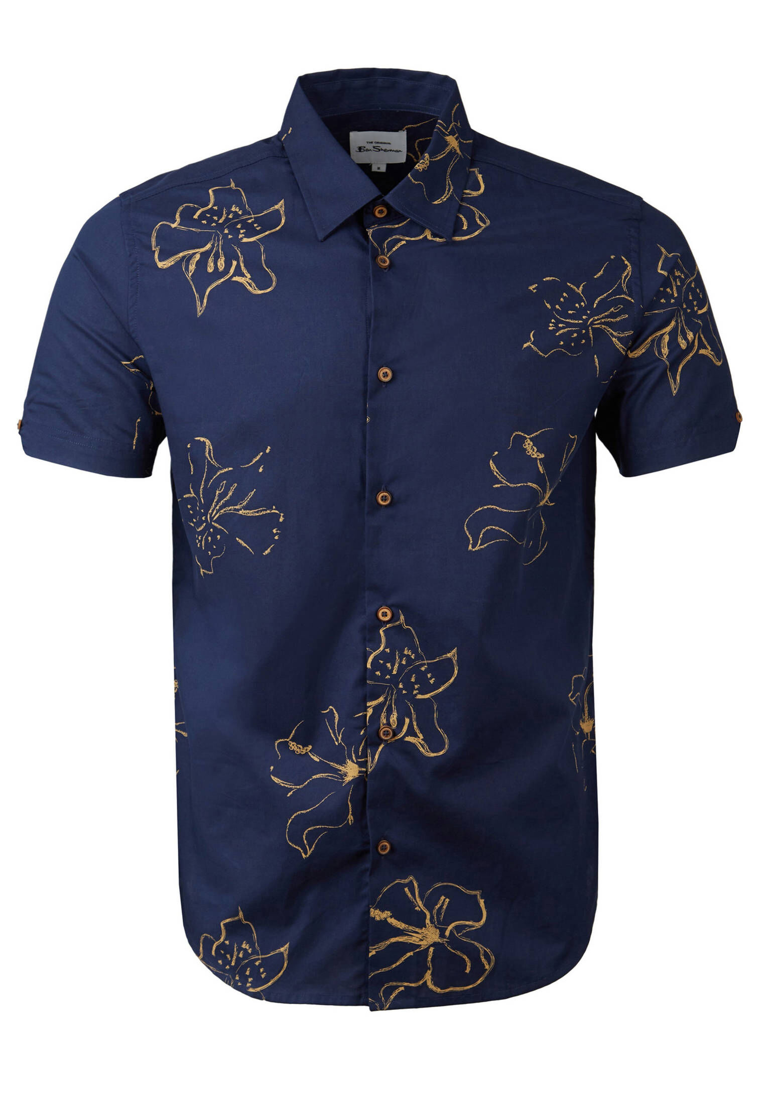 Ben Sherman| Herren Hemd Linear Floral
