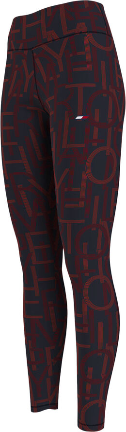 Tommy Hilfiger Sport High Waist tights Rød