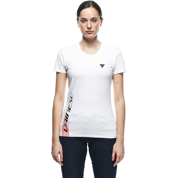 Dainese - T-shirt femme Logo Lady Blanc