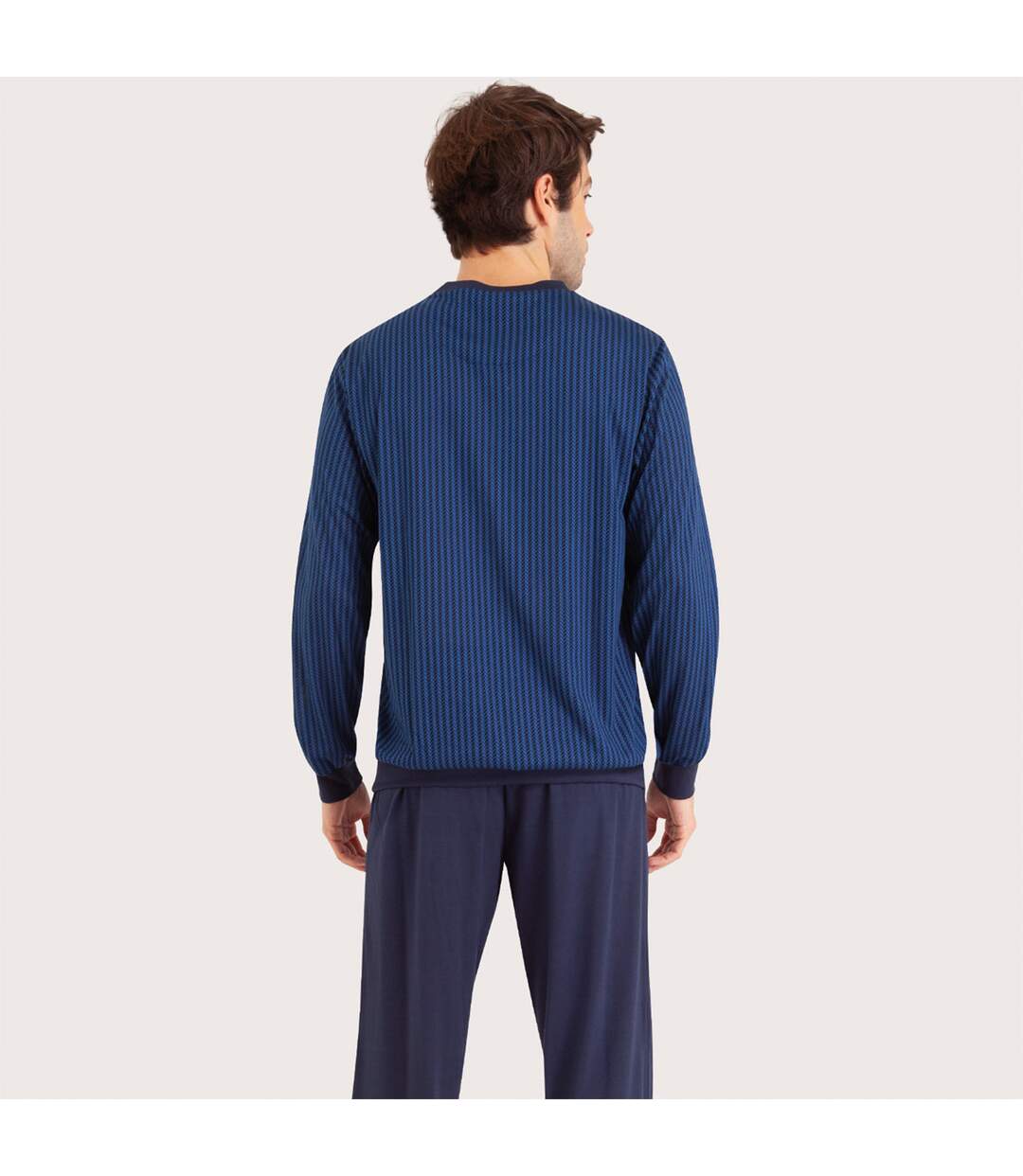 Pyjama long homme coton