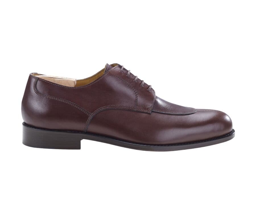 Derbies homme Chocolat semelle cuir - PADDINGTON