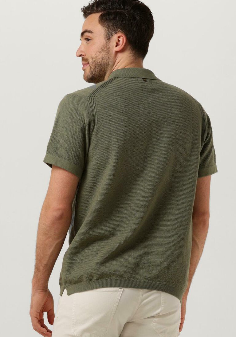 PME LEGEND groene pme legend polo short sleeve polo knitted