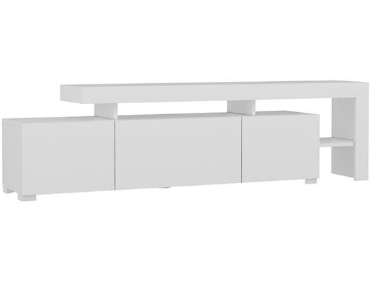 CONCEPT1 - Meuble TV Beliz - Blanc 192 x 53 x 37