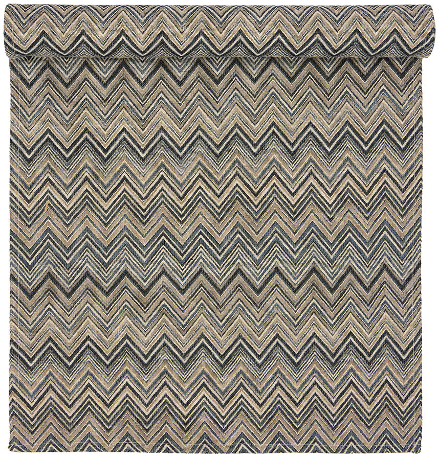 Hapi bordløper 40x120 blå/beige